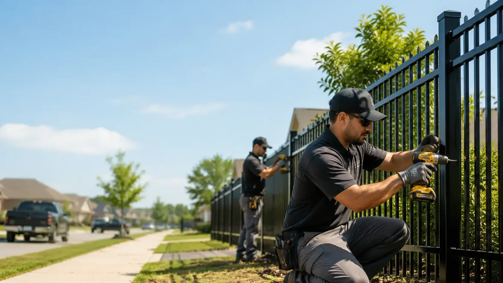 Metal Fence Installation in Mastic Beach, NY